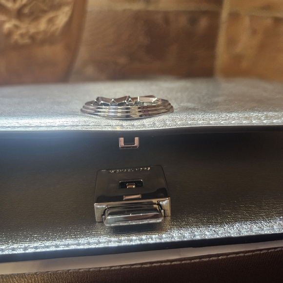 Michael Kors Silver Crossbody Bag - Picture 7 of 14